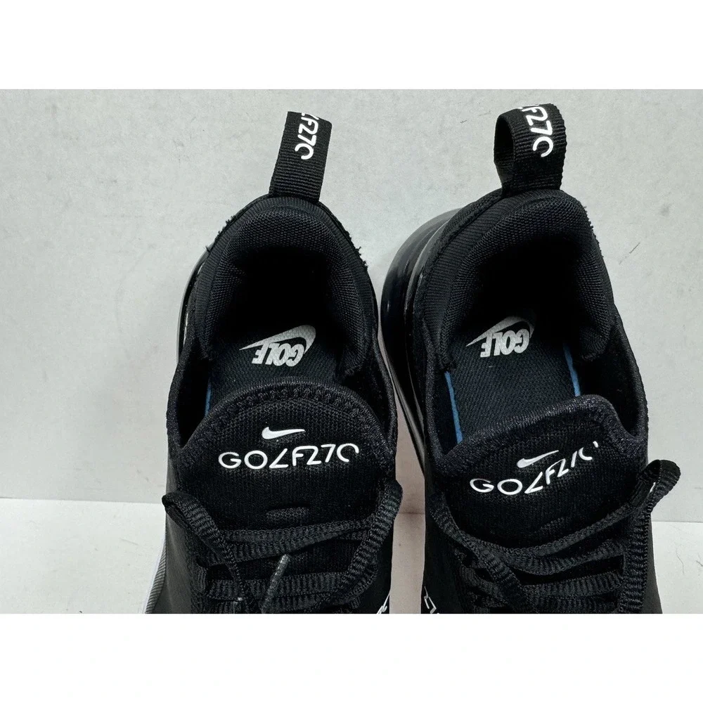 Nike Air Max 270 G Golf Black White Spikeless Shoes CK6483-001 Mens Size 8